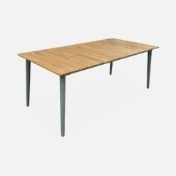 Table De Jardin Bois Et Métal 8 Places Couleur : Savane 10 Table De Jardin Bois Et Métal 8 Places Couleur : Savane -Sweeek ackd200rsav 8c64c20061ed9d959ce2ee53953834b7