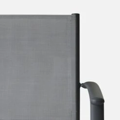 Fauteuil De Jardin Empilables Aluminium Et Textilène (lot De 4) Couleur : Gris Clair -Sweeek aftxchrx4atgy 6bed991724eeb6c5e655bb33ee743c10