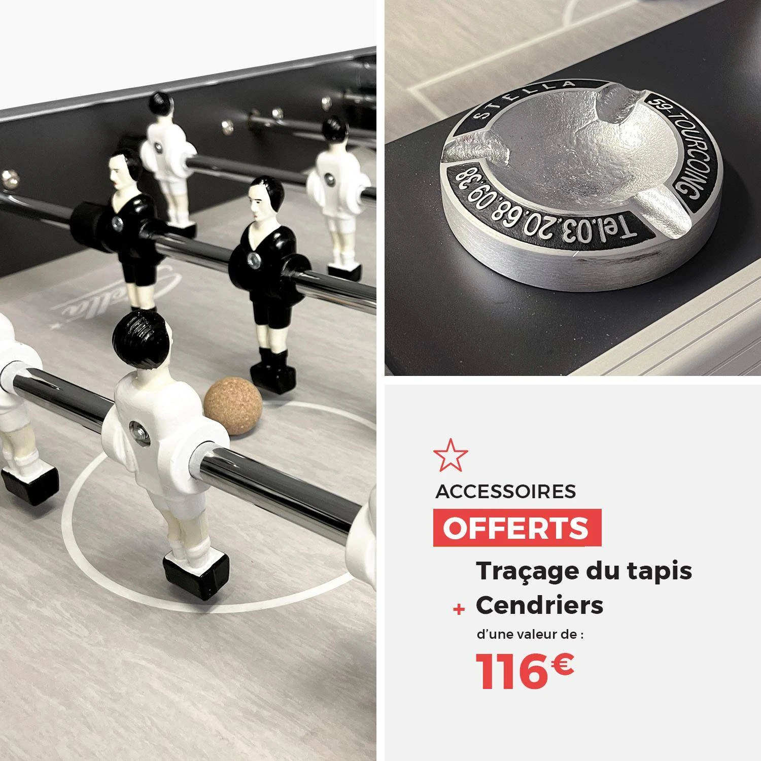 Authentique Baby-foot D'intérieur, Fabriqué En France 5 Authentique Baby-foot D'intérieur, Fabriqué En France – Image 3