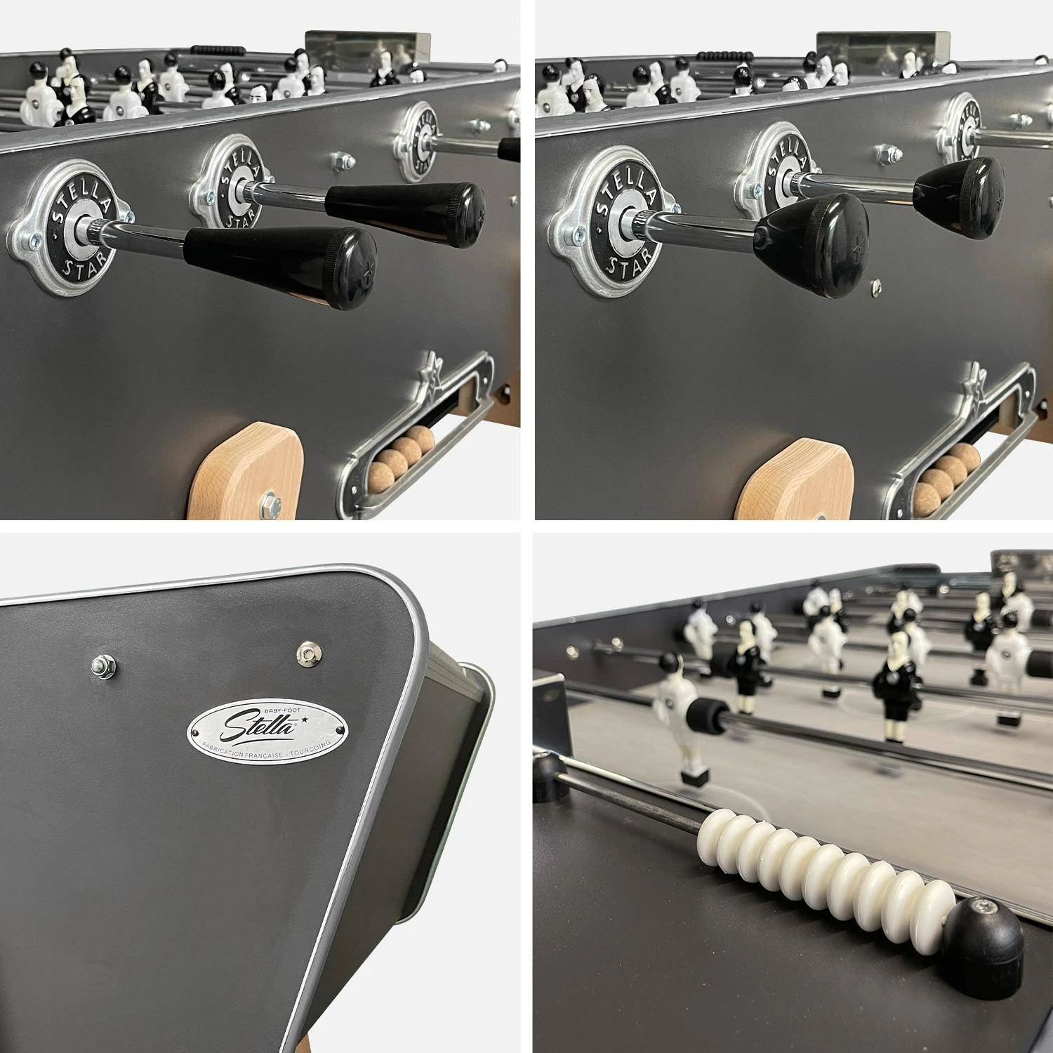 Authentique Baby-foot D'intérieur, Fabriqué En France 6 Authentique Baby-foot D'intérieur, Fabriqué En France – Image 4