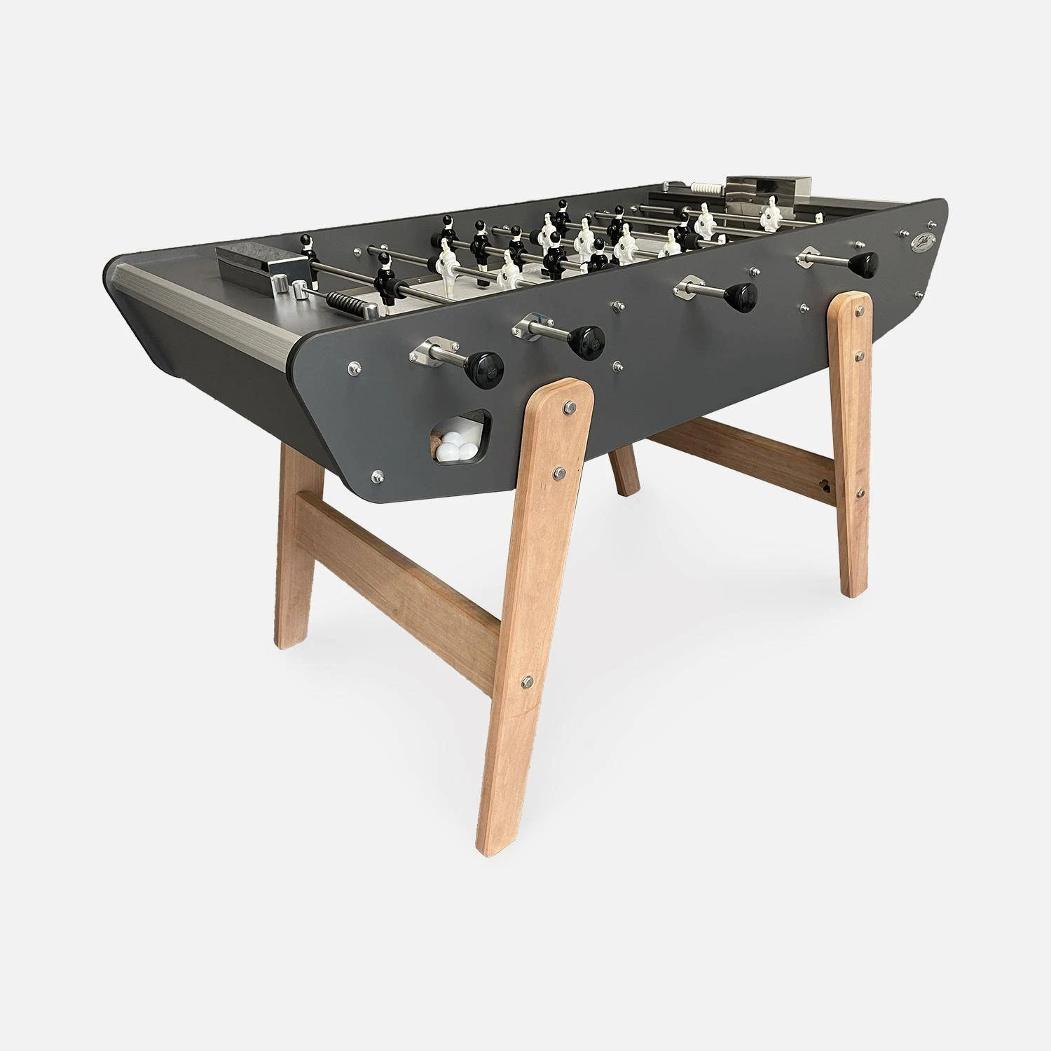 Authentique Baby-foot D'extérieur, Fabriqué En France Couleur : Anthracite 4 Authentique Baby-foot D'extérieur, Fabriqué En France Couleur : Anthracite – Image 2
