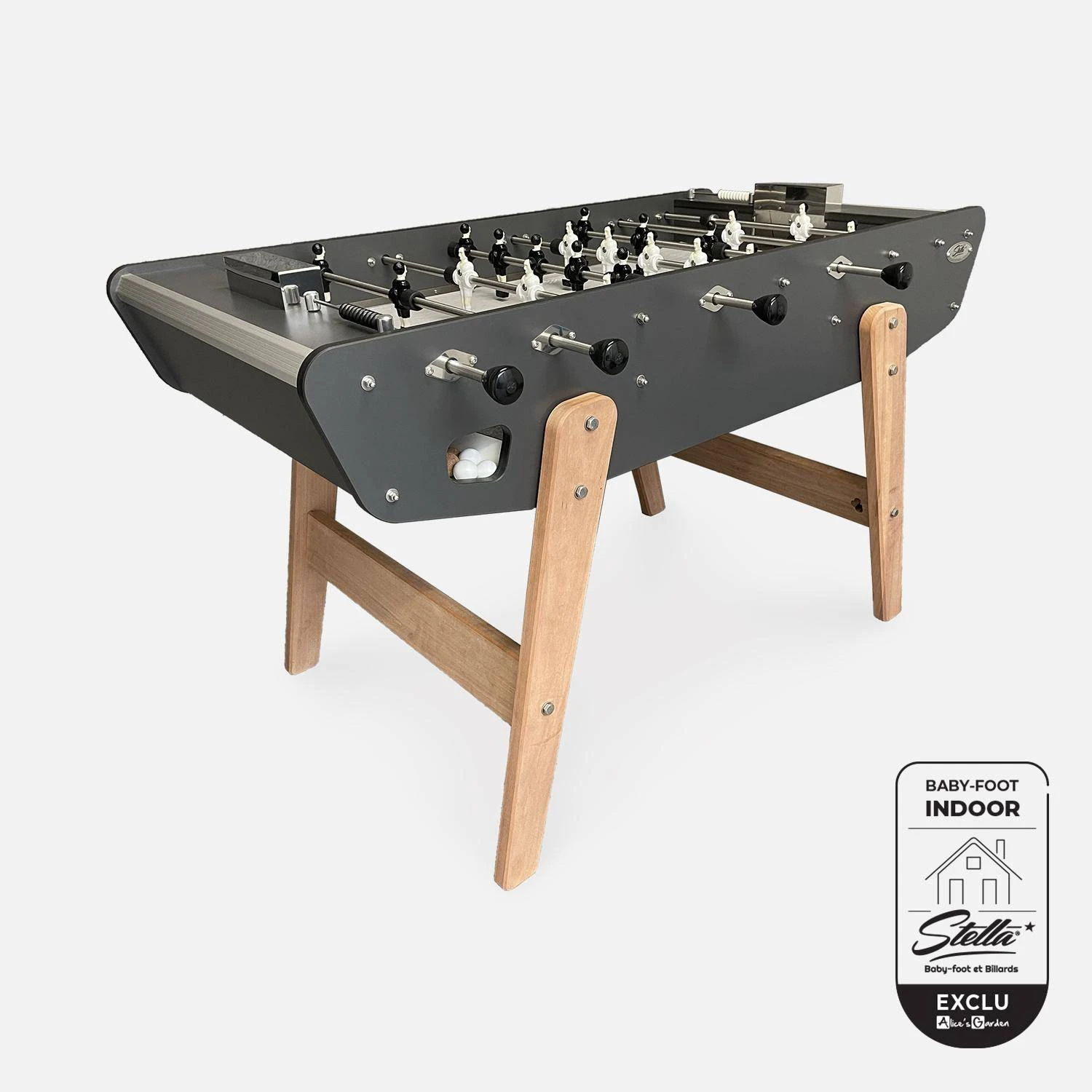 Authentique Baby-foot D'extérieur, Fabriqué En France Couleur : Anthracite 3 Authentique Baby-foot D'extérieur, Fabriqué En France Couleur : Anthracite