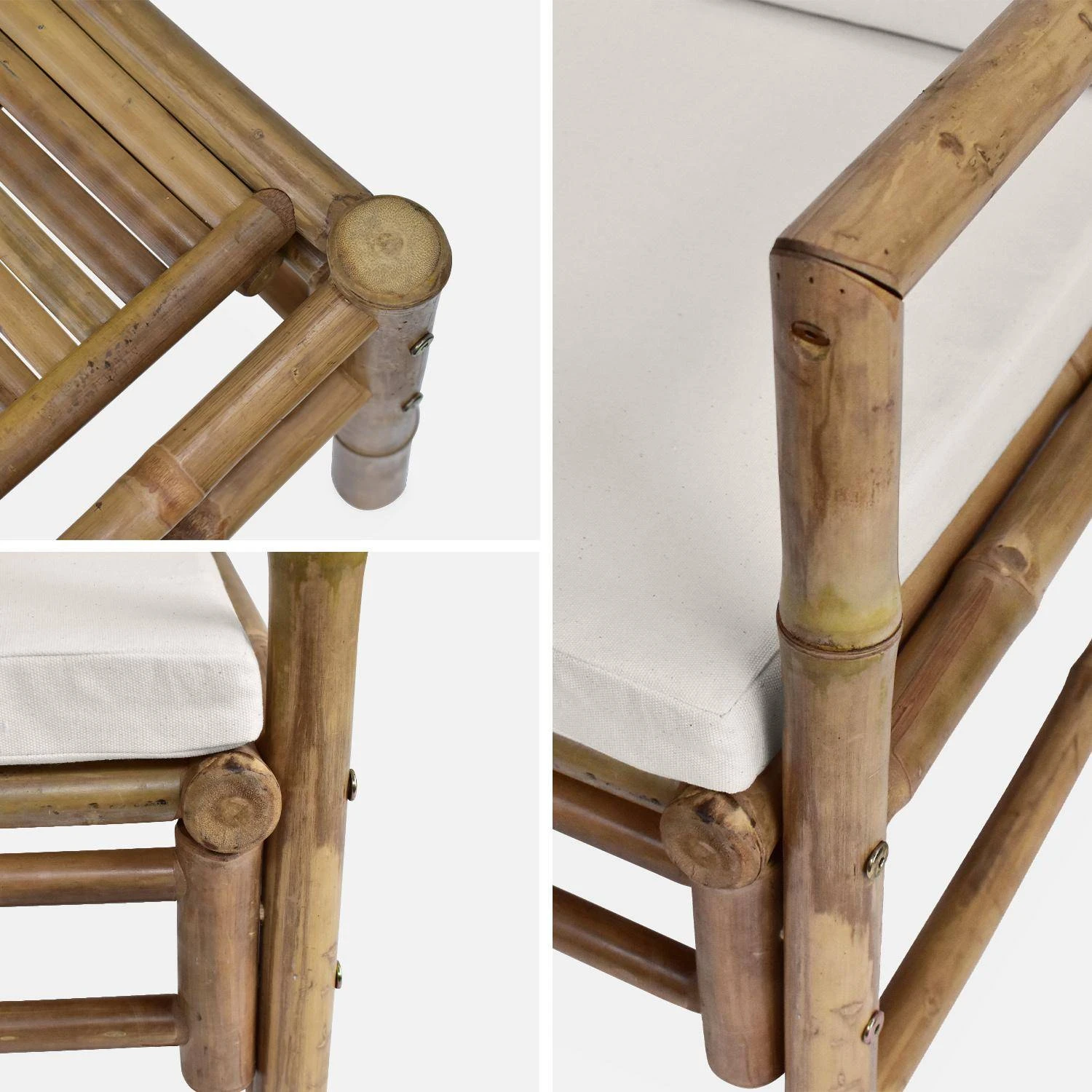 Salon De Jardin Bambou 4 Places 10 Salon De Jardin Bambou 4 Places – Image 8