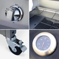 Barbecue Gaz 4 Brûleurs Dont 1 Feu Latéral Couleur : Noir -Sweeek bbq3593bk ce8b7dc34c4055adbe8833ed728ee98d