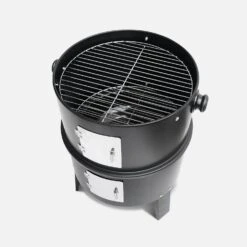 Barbecue Fumoir Charbon De Bois Ø38cm -Sweeek bbqsmk80bk 56d2eb592c5e074bf1178ac3cbf1ed93