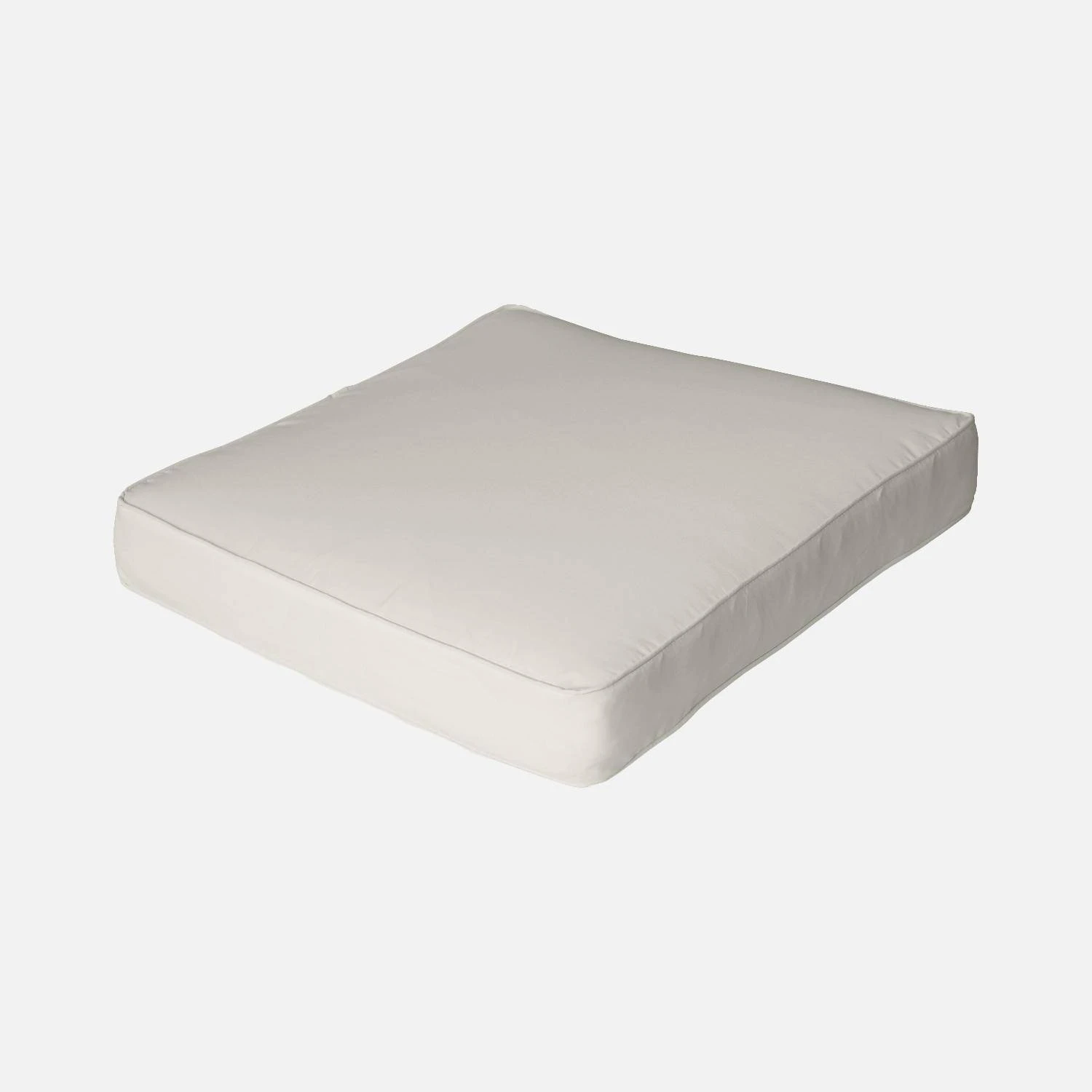 Housses De Coussins Pour Salon De Jardin Genova Couleur : Ecru 4 Housses De Coussins Pour Salon De Jardin Genova Couleur : Ecru – Image 2