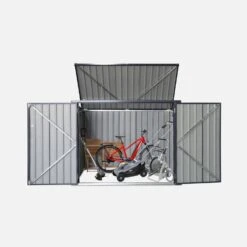 Cache Poubelle 1,75m² En Acier Galvanisé -Sweeek cpm2at 39fd14b0b2772272d23932ee24c68792