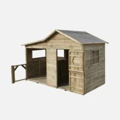 Maisonnette En Bois FSC De 3m² -Sweeek cwh3p 8667aadbcf4923ef21b811c16ed7c3e5