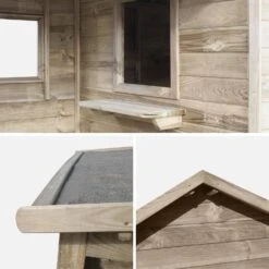 Maisonnette En Bois FSC De 3m² -Sweeek cwh3p b58e96e0dd1c587fcf584009eba3d8a4