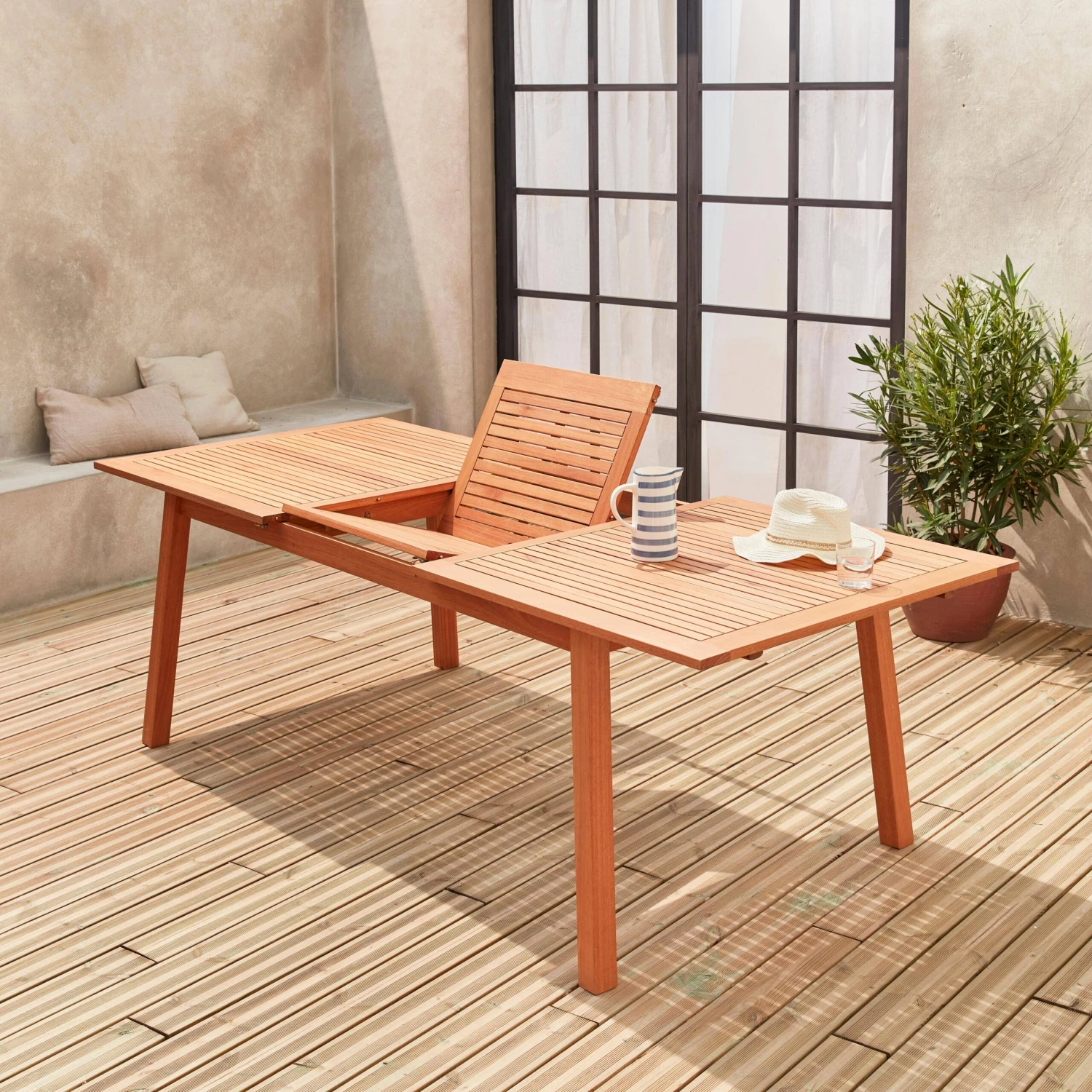 Table De Jardin Extensible Bois 8 à 10 Places 4 Table De Jardin Extensible Bois 8 à 10 Places – Image 2
