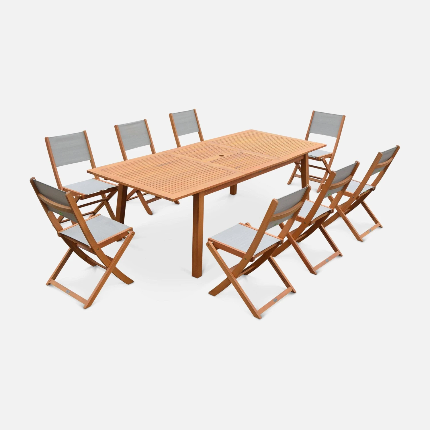 Table De Jardin Extensible Bois , 8 Chaises 3 Table De Jardin Extensible Bois , 8 Chaises