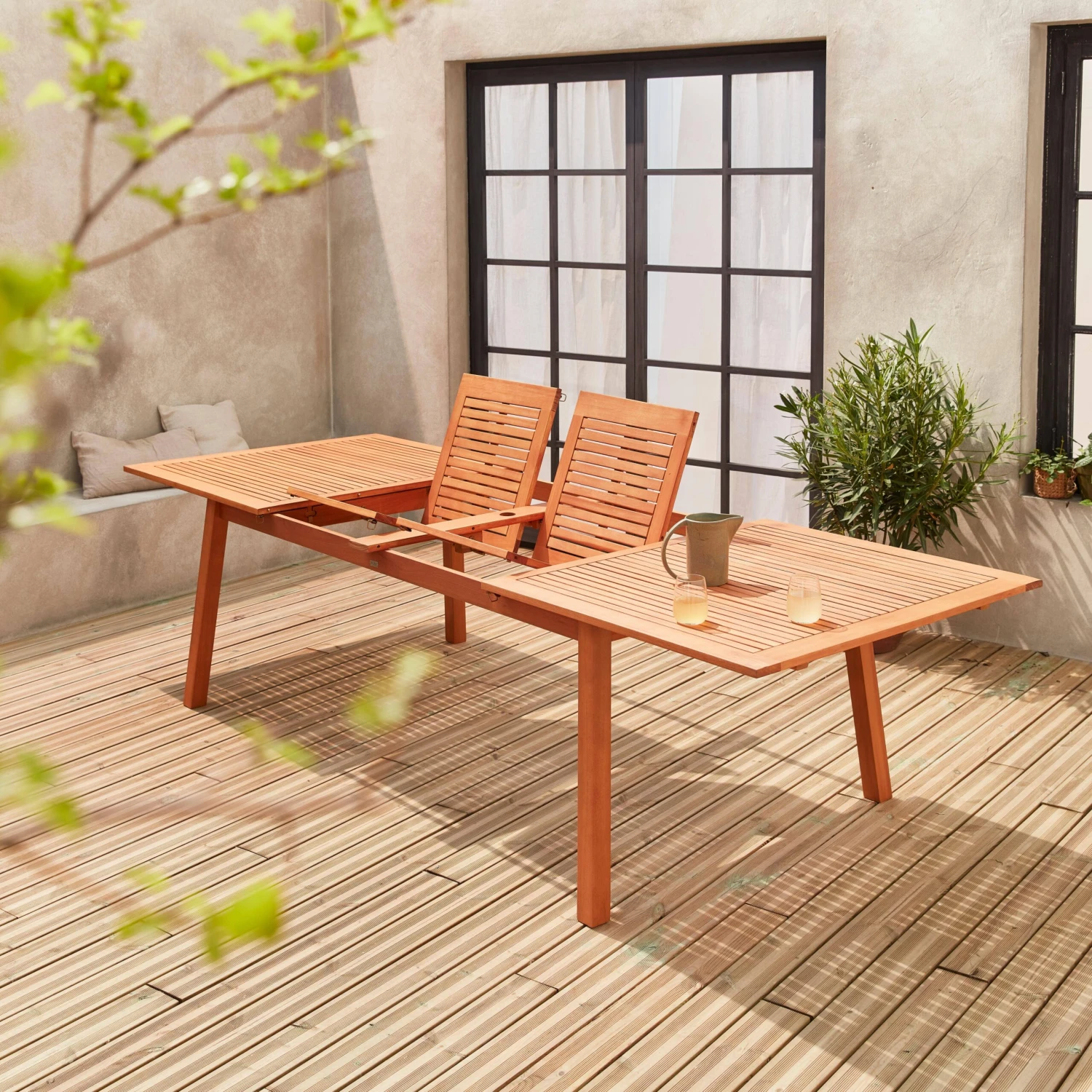 Table De Jardin Extensible Bois 12 Places 5 Table De Jardin Extensible Bois 12 Places – Image 3