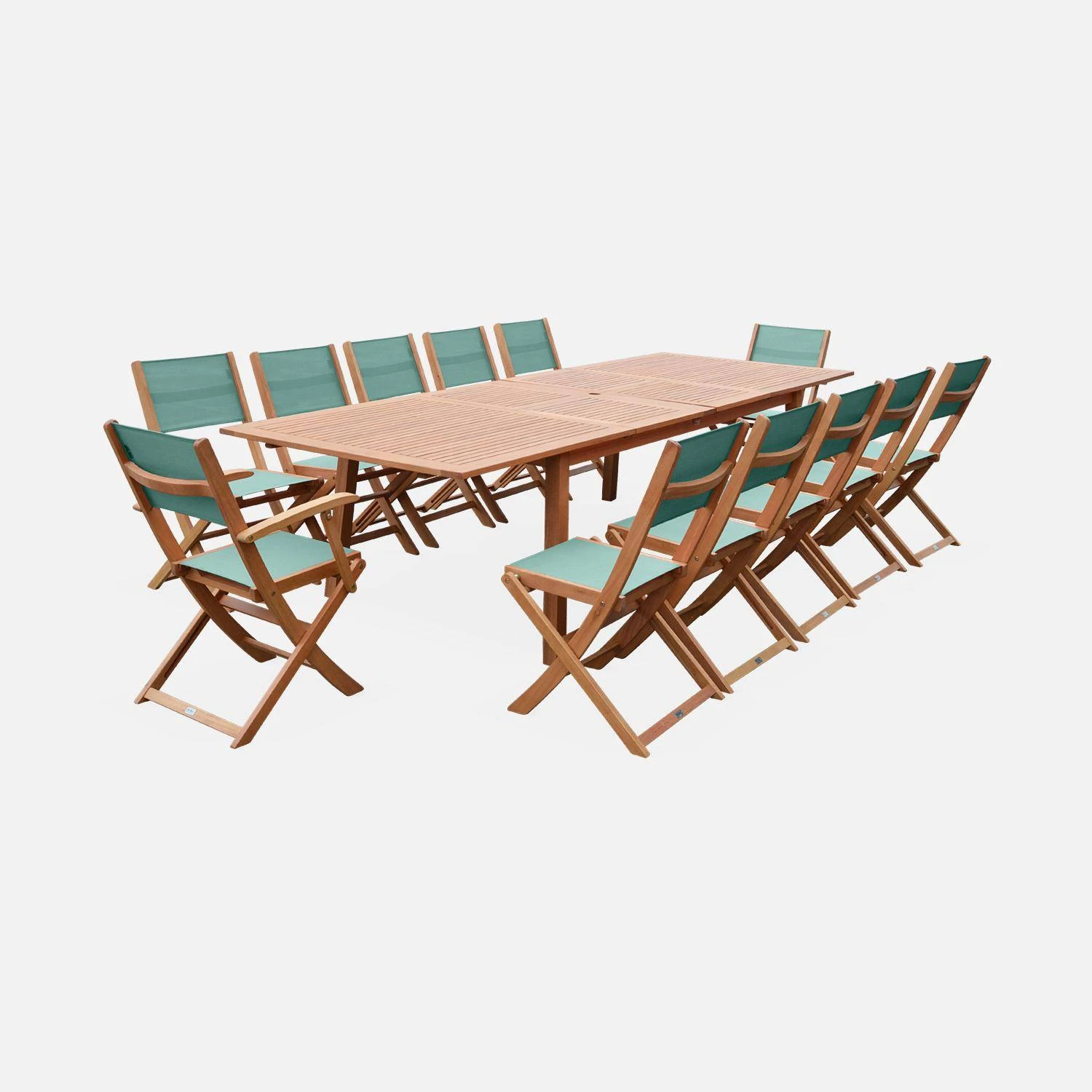 Table De Jardin Extensible Bois 12 Places 12 Table De Jardin Extensible Bois 12 Places – Image 10