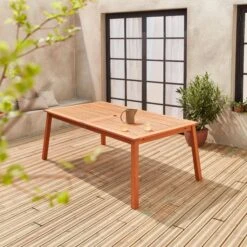 Table De Jardin Extensible Bois 12 Places