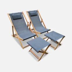 Bain De Soleil Et Repose-pieds Bois Eucalyptus Multi Positions (lot De 2) 13 Bain De Soleil Et Repose-pieds Bois Eucalyptus Multi Positions (lot De 2) -Sweeek ectxdeckfratx2 ad4c7131225e9ef0491692feee9b7e2a