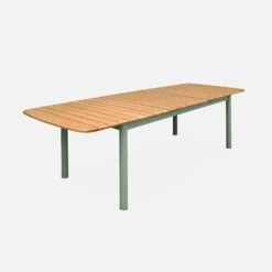 Table De Jardin Extensible Bois Et Métal 6 à 8 Places 11 Table De Jardin Extensible Bois Et Métal 6 à 8 Places -Sweeek ecxtp190seggy 98915677868d7d6f4579750347e4e685