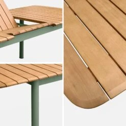 Table De Jardin Extensible Bois Et Métal 6 à 8 Places 15 Table De Jardin Extensible Bois Et Métal 6 à 8 Places -Sweeek ecxtp190seggy 9bbadbe9991709e442d504edec486b1d