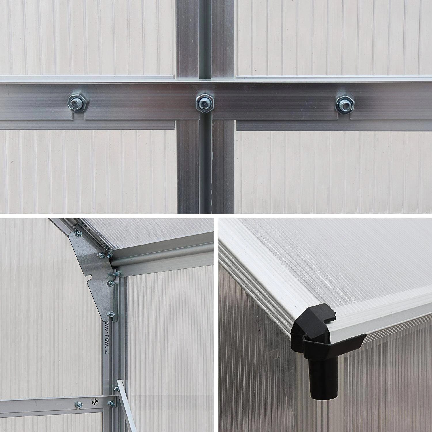 Serre De Jardin Polycarbonate 7m² 6 Serre De Jardin Polycarbonate 7m² – Image 4