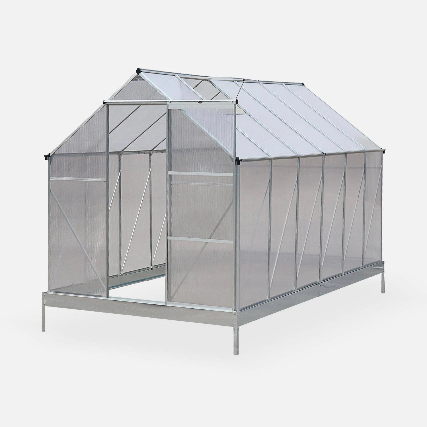 Serre De Jardin Polycarbonate 7m² 4 Serre De Jardin Polycarbonate 7m² – Image 2