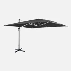 Parasol Déporté Carré 4x4m Couleur : Anthracite 13 Parasol Déporté Carré 4x4m Couleur : Anthracite -Sweeek hdu4x4dkgy d986dbd539c7d8ca7104aa7ffef0ef87