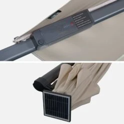 Parasol LED Déporté Rond 3m 16 Parasol LED Déporté Rond 3m -Sweeek hufibled300bg 6985517fb9027dbaae1000f52b31c7e3