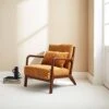 Fauteuil Scandinave Velours Côtelé Et Bois D'hévéa Noyer Clair 2 Fauteuil Scandinave Velours Côtelé Et Bois D'hévéa Noyer Clair -Sweeek iacscalwlcrocr 5611b8415ab1223197fa8c76752b04e9
