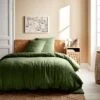 Parure De Lit Gaze De Coton Kaki -Sweeek ibedpgdc240kak e70ad727d385afb6ab44d0fca78df743