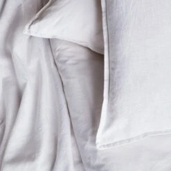 Parure De Lit 2 Places Coton Lin Lavé Blanc 5 Parure De Lit 2 Places Coton Lin Lavé Blanc -Sweeek ibedpll260wh 7c299f657778ce8c9c7901809255c738