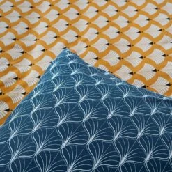 Parure De Lit Réversible 2 Places Imprimé Fleurs De Lotus En Microfibre -Sweeek ibedpmc240loux 60548165acd8788b9350f040c8e13e62