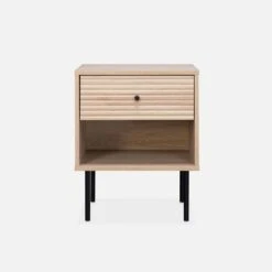 Table De Chevet Effet Bois Rainuré (lot De 2) 14 Table De Chevet Effet Bois Rainuré (lot De 2) -Sweeek ibragbesidex2 8e3ebecbfb58e141f1c9141a0ffc2f0d