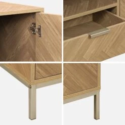 Buffet Effet Bois Chevrons 2 Portes 17 Buffet Effet Bois Chevrons 2 Portes -Sweeek ibudbuffet 8cda7002b859b8c9e187321a32f402cd