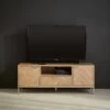 Meuble TV Décor Chevrons Effet Bois 120cm 1 Meuble TV Décor Chevrons Effet Bois 120cm -Sweeek ibudtvstand 90ce8912c8cc99c20725d1106dd3fe61