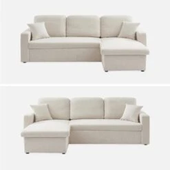 Canapé Convertible 3 Places Bouclettes Blanches 16 Canapé Convertible 3 Places Bouclettes Blanches -Sweeek iccsofaboucl a7c7337c20ba41b935b642a649b2a831