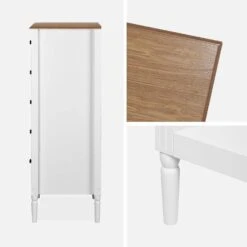 Chiffonnier 5 Tiroirs Placage Bois De Frêne 13 Chiffonnier 5 Tiroirs Placage Bois De Frêne -Sweeek icelchif5d 10fd155e34cb5b60779107ab0ecd5327