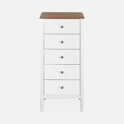 Chiffonnier 5 Tiroirs Placage Bois De Frêne 11 Chiffonnier 5 Tiroirs Placage Bois De Frêne -Sweeek icelchif5d 192b76ed69646c7d59bbea12c2ae1510