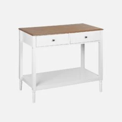 Console Avec 2 Tiroirs, Placage Bois De Frêne 11 Console Avec 2 Tiroirs, Placage Bois De Frêne -Sweeek icelconsole ecf6e5aae50bfa94f8ceff656af33b64
