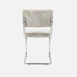 Chaise Cantilever Velours Côtelé (lot De 2) Couleur : Grège -Sweeek ichrmjcrgyx2 c58c3b3b49be3c31314fecba5eedac8f