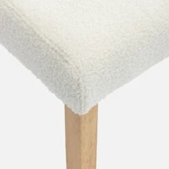 Chaise Bouclette Et Pieds Bois (lot De 4) -Sweeek idchrbclx4 078ea8b6acca97c8a1363961189d7ddc