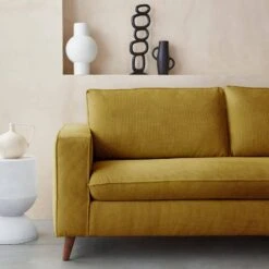 Canapé Lit Convertible 3 Places Avec Matelas 12cm - Fabriqué En France Couleur : Moutarde -Sweeek igusbedsofacur 562b973f9d6cc4acdecf3fadbbc8aef5