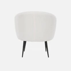 Fauteuil Cosy Design En Bouclette Et Métal -Sweeek ihimarmchrbcl 9c91056f9dbd2dbef51470df88c2221e