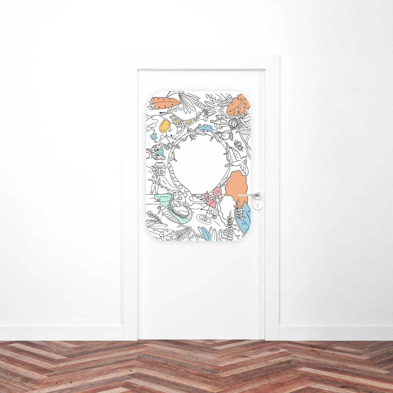 Coloriboard Avec 8 Feutres Lavables, Tableau à Colorier 5 Coloriboard Avec 8 Feutres Lavables, Tableau à Colorier – Image 3