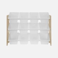 Meuble De Rangement Jouet Avec 12 Casiers Couleur : Naturel -Sweeek ikscandioul12 b726863295bebfe1c7735121a14d5028