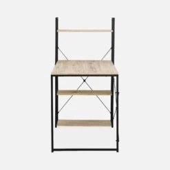 Bureau Bibliothèque Effet Bois Avec étagères 15 Bureau Bibliothèque Effet Bois Avec étagères -Sweeek ilfdesk113bn c670156e31101a399c40258f53dc1e8e