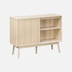 Buffet De Rangement Décor Bois 115 Cm Couleur : Bois -Sweeek ilinbuffet 45b5b5c304eb0ea4abf4c127c4393b63
