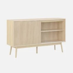 Buffet Scandinave Effet Bois 2 Portes 150 Cm Couleur : Bois Clair 15 Buffet Scandinave Effet Bois 2 Portes 150 Cm Couleur : Bois Clair -Sweeek ilinbuffetl 829c68c3917c185c556a6843a977716b