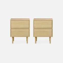 Table De Chevet Effet Bois Naturel (lot De 2) Couleur : Naturel 12 Table De Chevet Effet Bois Naturel (lot De 2) Couleur : Naturel -Sweeek imkbedsidex2wd d9c638fe238a9a3d5630b2415eeff13a