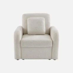 Fauteuil Tissu Bouclette Blanche, Lignes Arrondies 11 Fauteuil Tissu Bouclette Blanche, Lignes Arrondies -Sweeek imlsofa1boucl 45da6efd74b2dbd20c5e773b12875c85