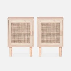 Lot De 2 Tables De Chevet En Cannage 13 Lot De 2 Tables De Chevet En Cannage -Sweeek inatbedsidex2 c79ad170805ad1d79b7a264bde881a90