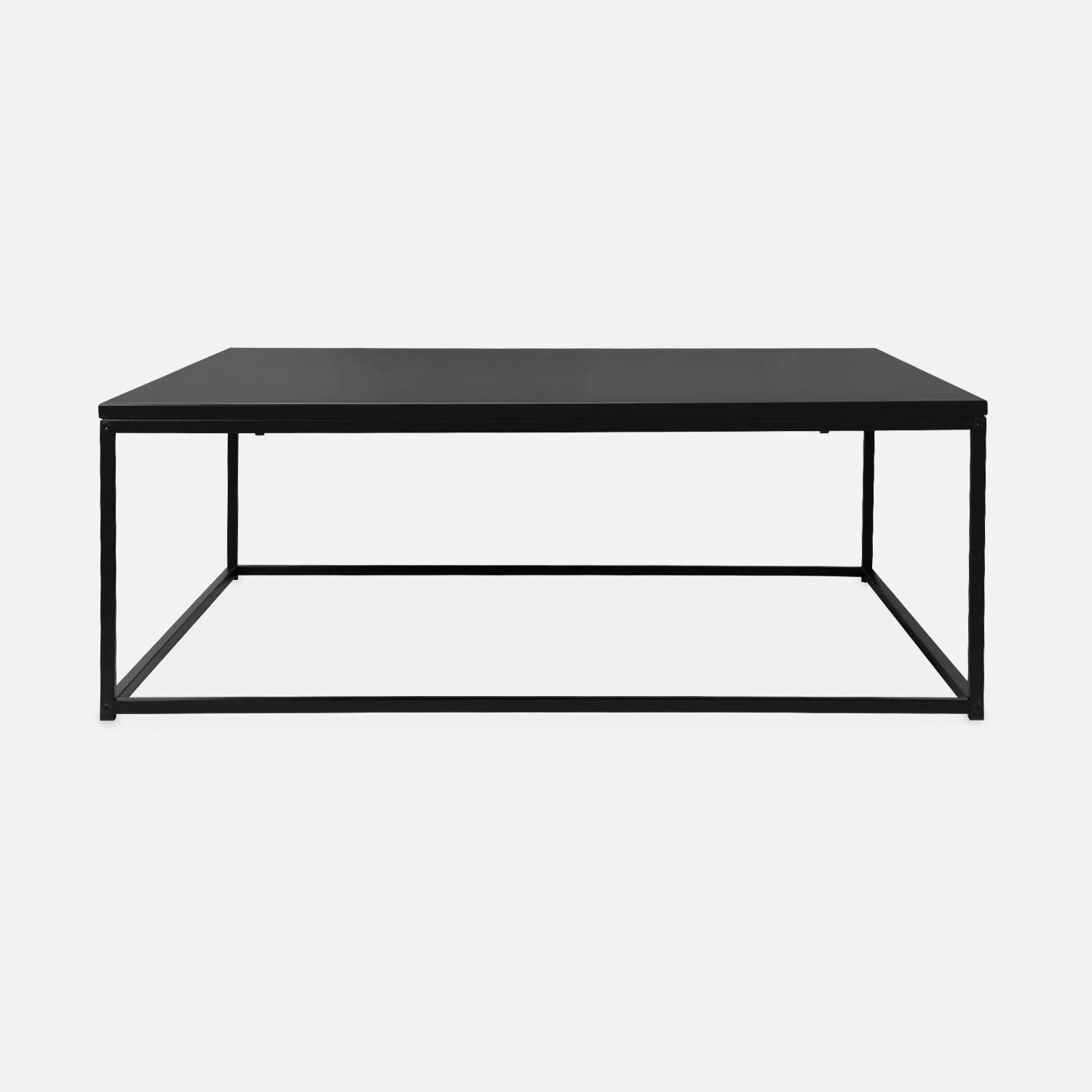 Table Basse En Métal Noir Mat 6 Table Basse En Métal Noir Mat – Image 4