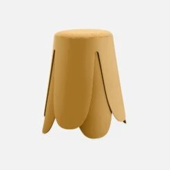 Set De 2 Tabourets Empilables, Bouclette Texturée Couleur : Moutarde 8 Set De 2 Tabourets Empilables, Bouclette Texturée Couleur : Moutarde -Sweeek inikstx2bclmtd 85ee0f8f341694289b33101828b76582